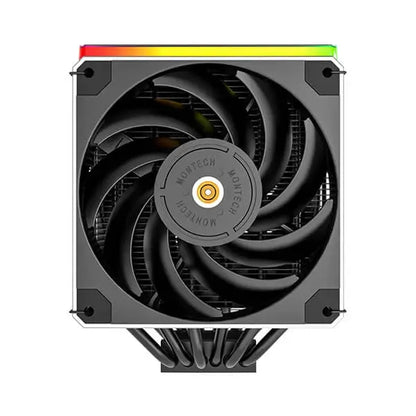 Montech Metal DT24 Premium Dual Tower 120mm ARGB CPU Air Cooler (Black)  Microcenter India