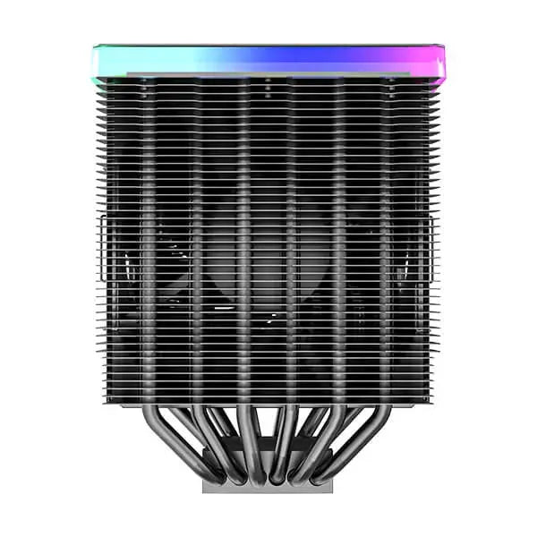 Montech Metal DT24 Premium Dual Tower 120mm ARGB CPU Air Cooler (Black)  Microcenter India