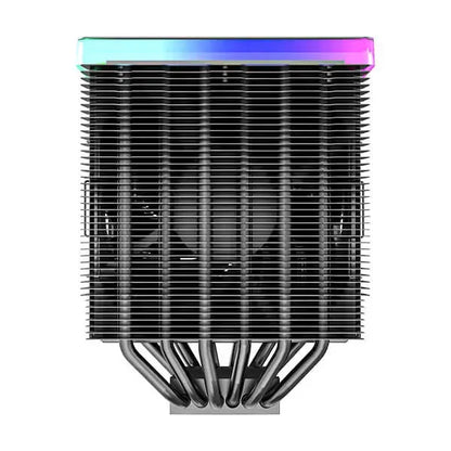 Montech Metal DT24 Premium Dual Tower 120mm ARGB CPU Air Cooler (Black)  Microcenter India
