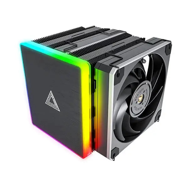 Montech Metal DT24 Premium Dual Tower 120mm ARGB CPU Air Cooler (Black)  Microcenter India