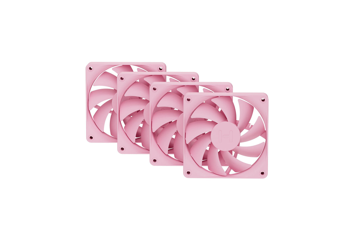 HYTE flow FA12 Strawberry Milk 120mm PWM case fan 4 pack