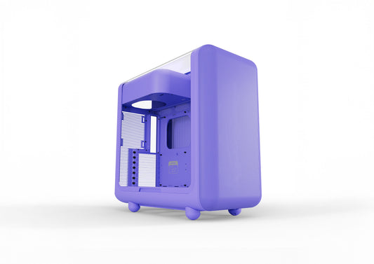HYTE X50 Taro Milk pale purple ATX mid tower cabinet