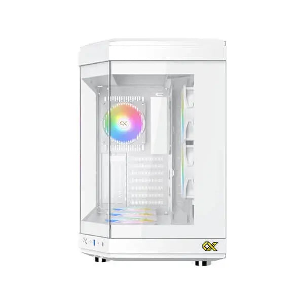 Xigmatek Cubi Arctic E-ATX Mid Tower Cabinet White  Microcenter India