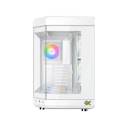 Xigmatek Cubi Arctic E-ATX Mid Tower Cabinet White  Microcenter India