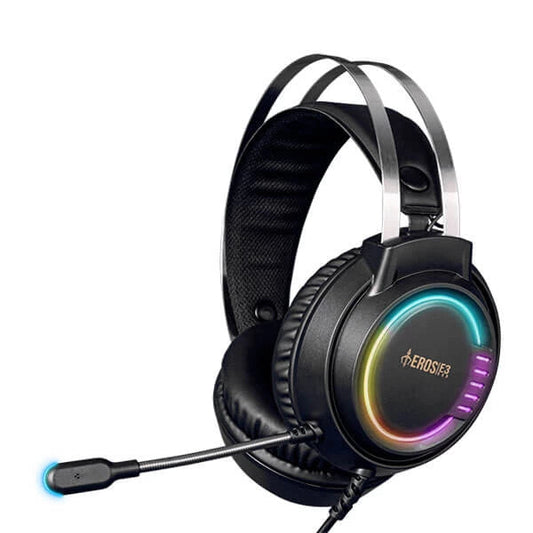 Gamdias Eros E3 RGB Gaming Headset Black  Microcenter India