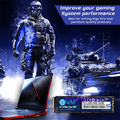 EVM 128GB M.2 NVMe Internal SSD  Microcenter India