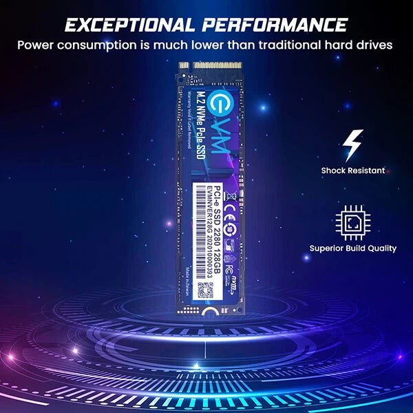 EVM 128GB M.2 NVMe Internal SSD  Microcenter India
