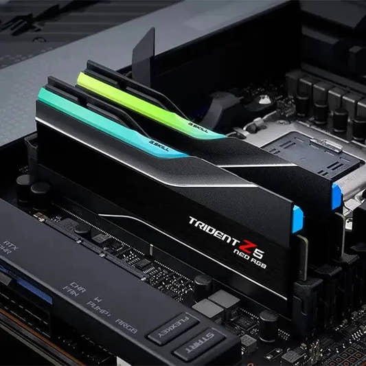 G.Skill Trident Z5 Neo RGB 32GB (16GBx2) DDR5 6000MHz Desktop RAM (Matte Black) 
