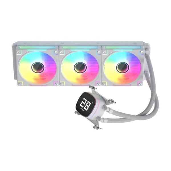 FSP AD36-W 360mm AIO Liquid White ARGB 300W CPU Cooler - Microcenter India.