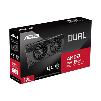 ASUS Dual Radeon RX 7700 XT OC Edition 12GB GDDR6  Microcenter India