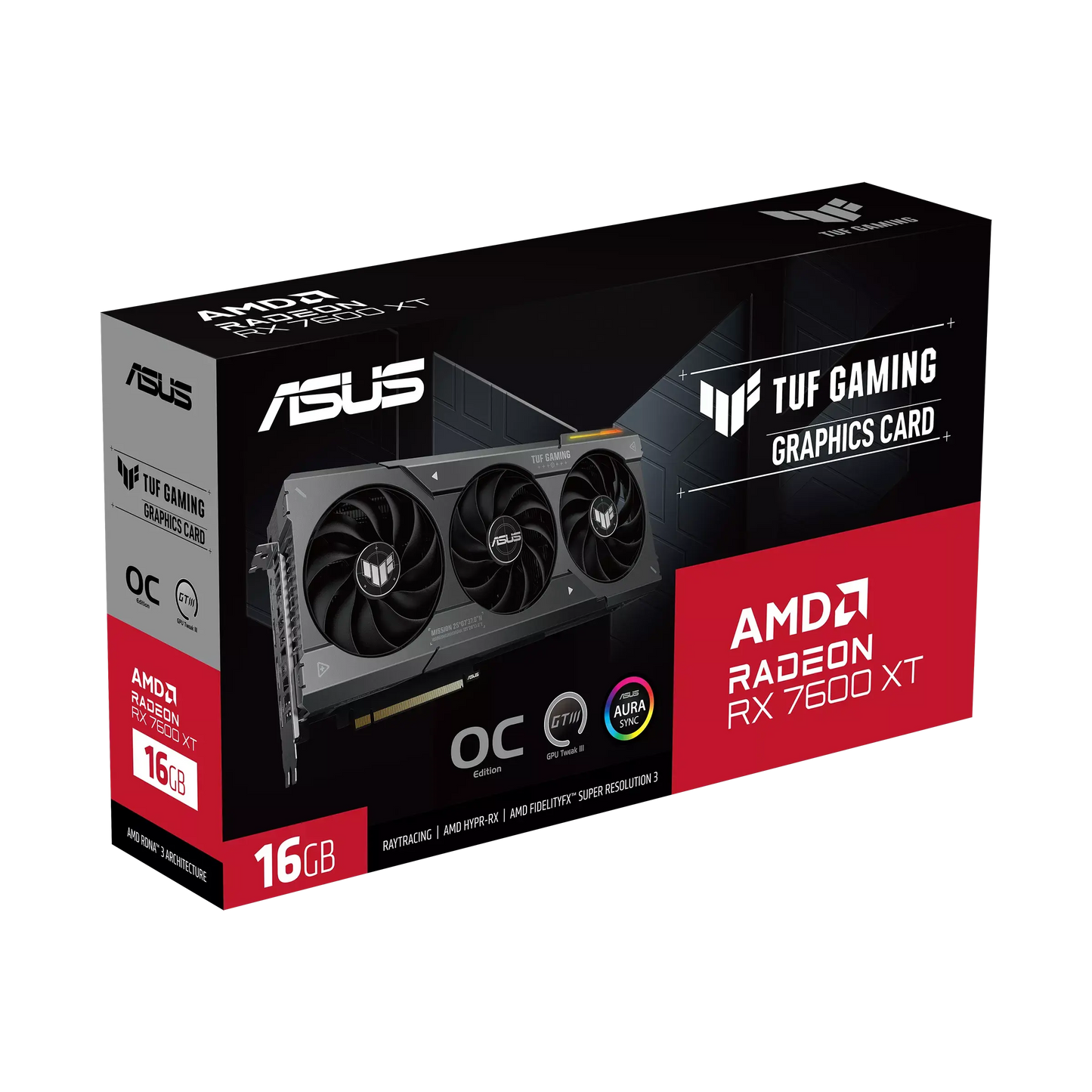 ASUS TUF Gaming Radeon RX 7600 XT OC Edition 16GB GDDR6  Microcenter India