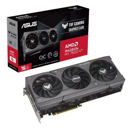 ASUS TUF Gaming Radeon RX 7600 XT OC Edition 16GB GDDR6  Microcenter India