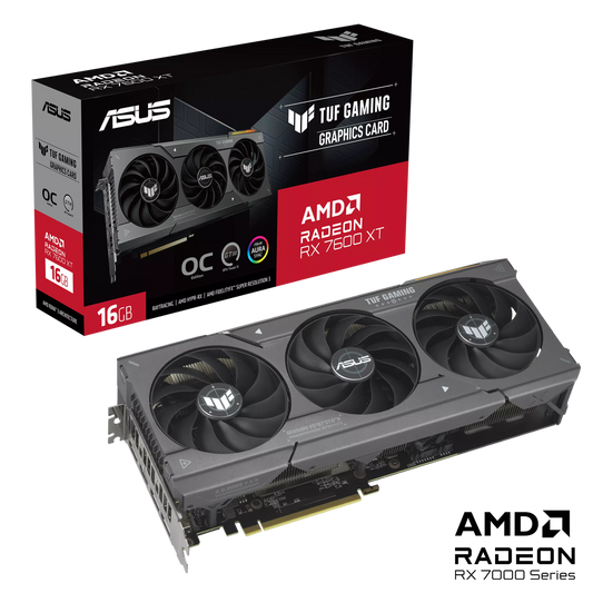 ASUS TUF Gaming Radeon RX 7600 XT OC Edition 16GB GDDR6
