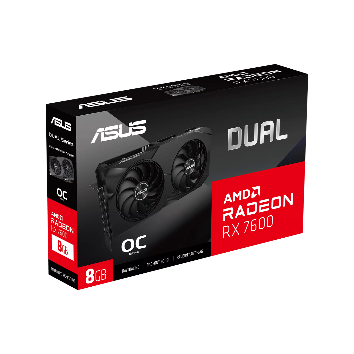 ASUS Dual Radeon RX 7600 OC Edition 8GB GDDR6