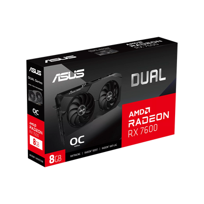 ASUS Dual Radeon RX 7600 OC Edition 8GB GDDR6