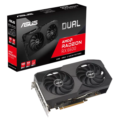 ASUS Dual Radeon RX 6600 V2 8GB GDDR6