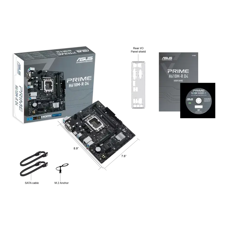 Asus Prime H610M R D4 Motherboard  Microcenter India