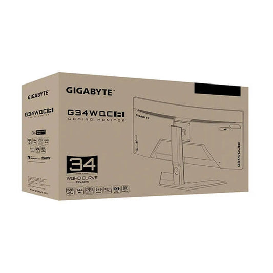 Gigabyte G34WQC A 34 Inch Gaming Monitor