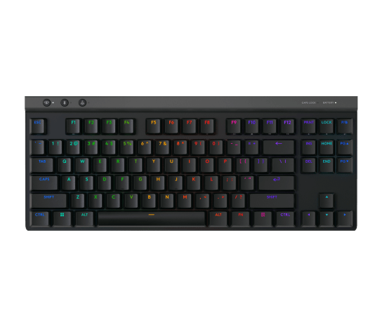 Logitech G515 LIGHTSPEED TKL low profile wireless gaming keyboard in black