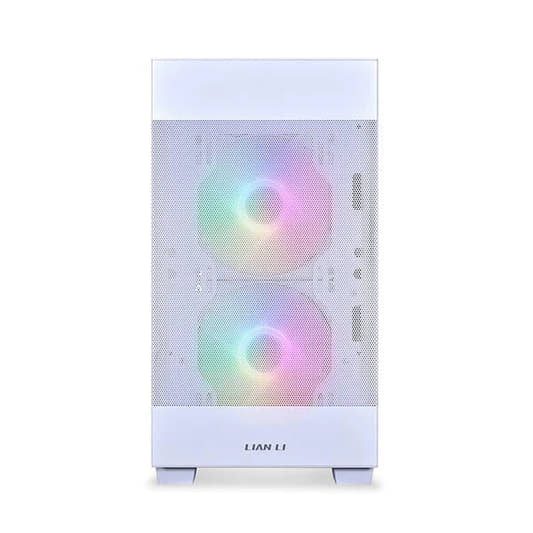 Lian Li Lancool 205M Mesh Snow ARGB (M-ATX) Mini Tower Cabinet (White)  Microcenter India