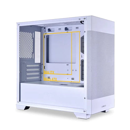 Lian Li Lancool 205M Mesh Snow ARGB (M-ATX) Mini Tower Cabinet (White)  Microcenter India