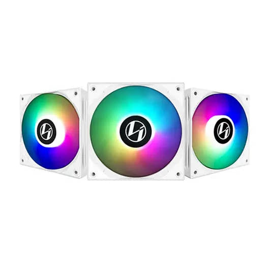 Lian Li ST120 White 120mm ARGB Cabinet Fan (Triple Pack) 