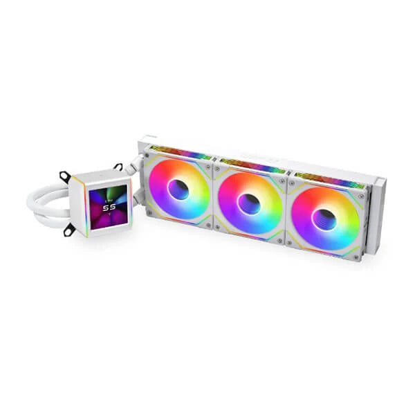 Lian Li Galahad II LCD SL-INF ARGB 360mm CPU Liquid Cooler (White) 