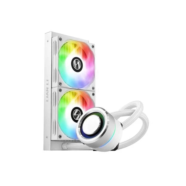 Lian Li Galahad 240 ARGB CPU Liquid Cooler White
