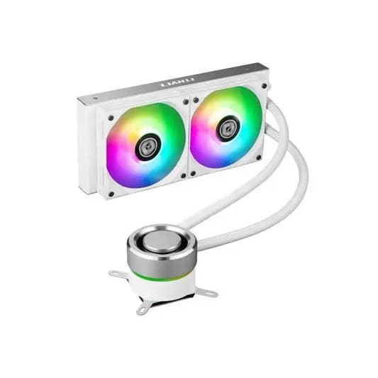 Lian Li Galahad 240 ARGB CPU Liquid Cooler White 