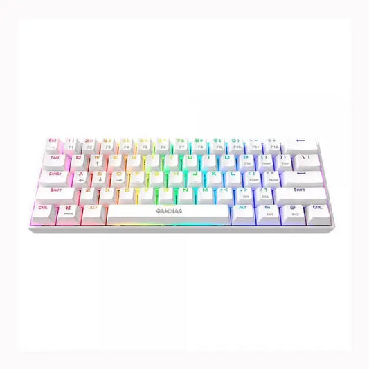 Gamdias Hermes E3 Red Switches Mechanical Gaming Keyboard (White)  Microcenter India