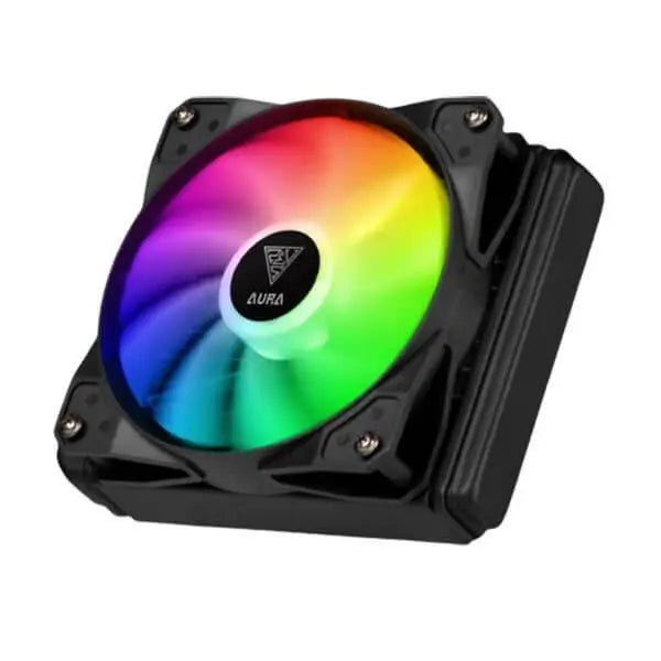 Gamdias AURA GL120 RGB CPU Liquid Cooler (Black)  Microcenter India