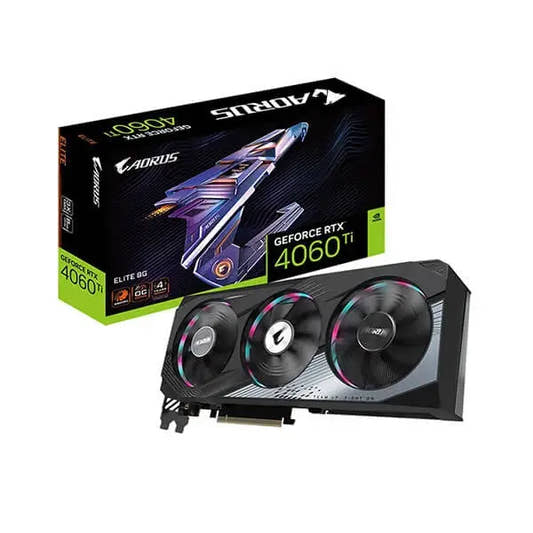 Gigabyte Aorus RTX 4060 Ti Elite 8GB Graphics Card 