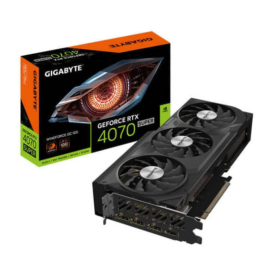 Gigabyte RTX 4070 Super Windforce OC 12GB Graphics Card  Microcenter India