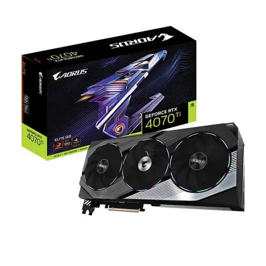 Gigabyte Aorus GF RTX 4070 Ti Elite OC 12GB Gaming Graphics Card  Microcenter India