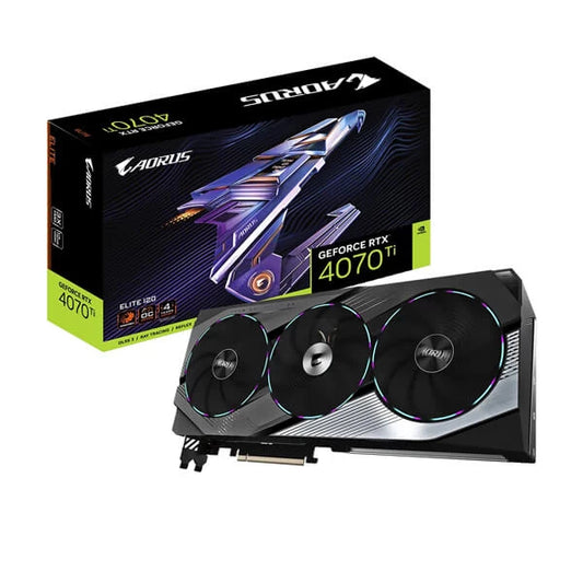 Gigabyte Aorus GF RTX 4070 Ti Elite OC 12GB Gaming Graphics Card