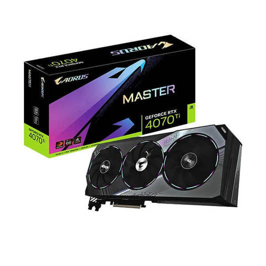 Gigabyte Aorus RTX 4070 Ti Master OC 12GB Gaming Graphics Card  Microcenter India