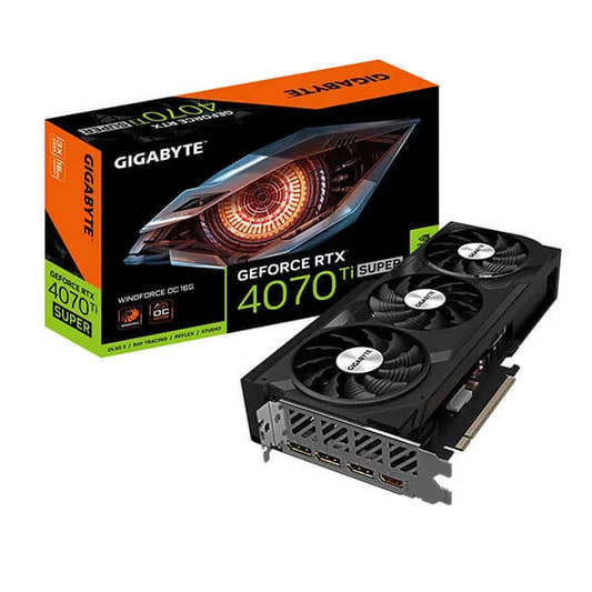 Gigabyte RTX 4070 Ti Super Windforce OC 16GB Graphics Card  Microcenter India