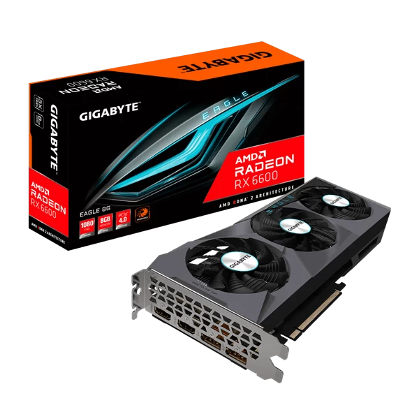Gigabyte RX 6600 Eagle 8GB Gaming Graphics Card  Microcenter India