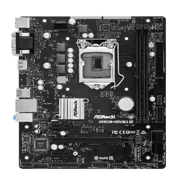 ASRock H310CM-HDV/M.2 SE Motherboard  Microcenter India