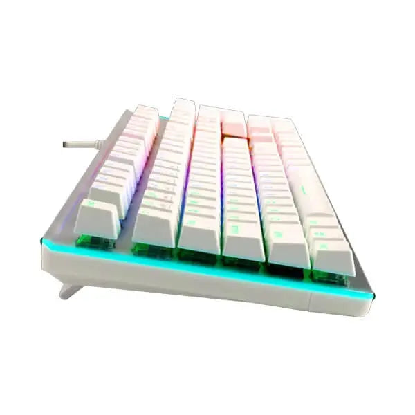 Gamdias Hermes M6 Mechanical Gaming Keyboard Blue Switch (White)  Microcenter India