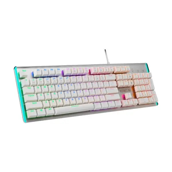 Gamdias Hermes M6 Mechanical Gaming Keyboard Blue Switch (White)  Microcenter India