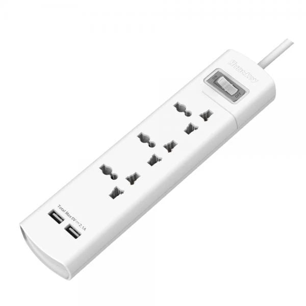 Huntkey 3 Socket And 2 USB  Microcenter India