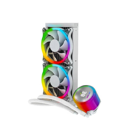 Ant Esports ICE Chroma 240 ARGB 240mm CPU Liquid Cooler White  Microcenter India
