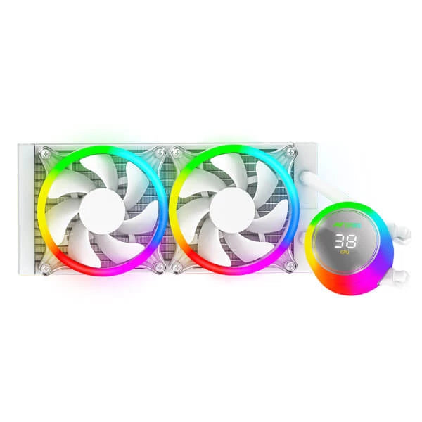 Ant Esports ICE Chroma 240 ARGB 240mm CPU Liquid Cooler White  Microcenter India