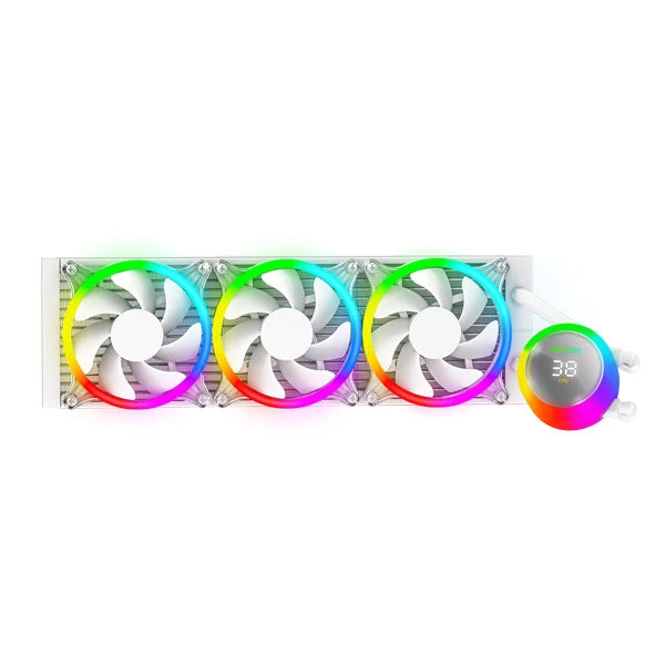 Ant Esports ICE Chroma 360 ARGB 360mm CPU Liquid Cooler White