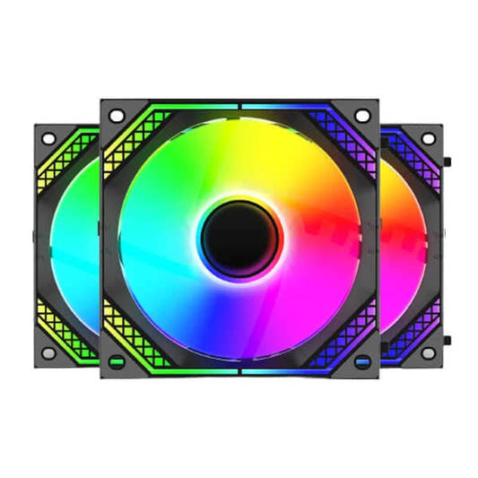 Ant Esports Infinity Flow ARGB 120mm PWM Cabinet Fan Triple Pack  Microcenter India