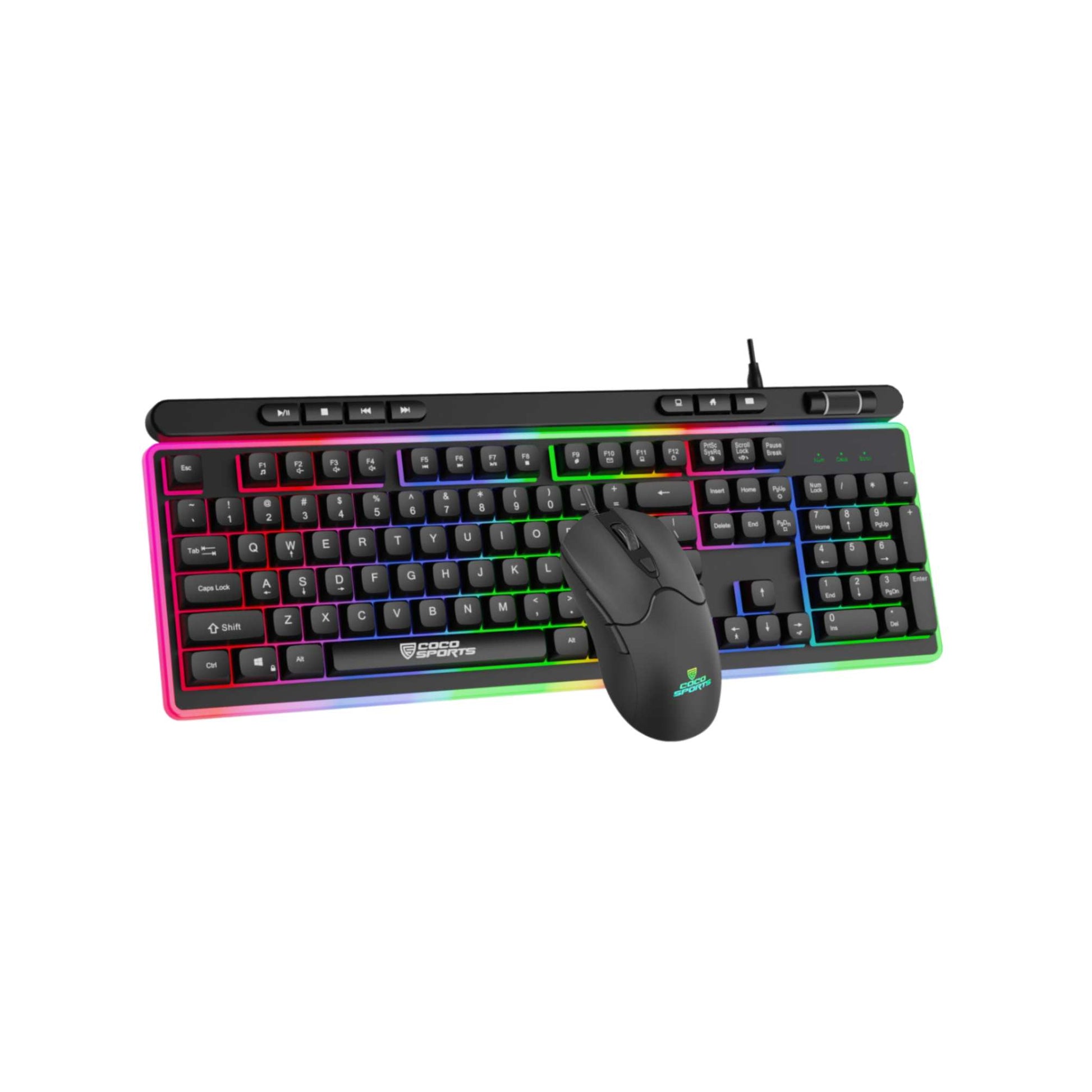 Coco Sports Force K14 GM14 wired gaming keyboard and mouse combo