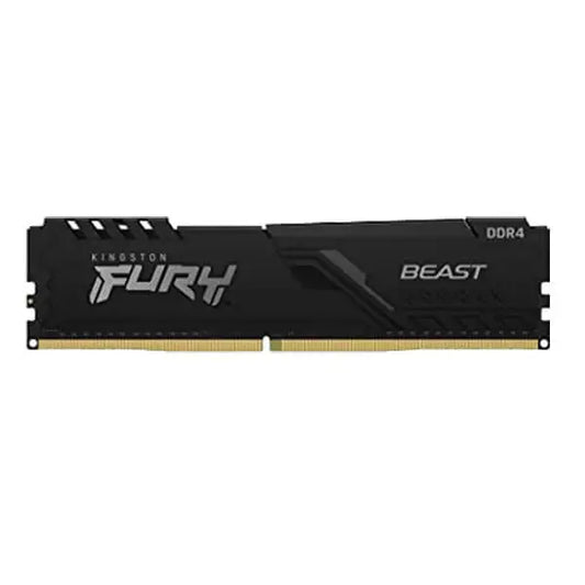 Kingston Fury Beast 16GB (16GBx1) DDR4 3200MHz Desktop RAM Black  Microcenter India