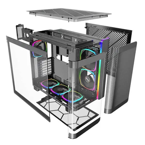 Montech King 95 Pro ARGB (ATX) Mid Tower Cabinet Black  Microcenter India