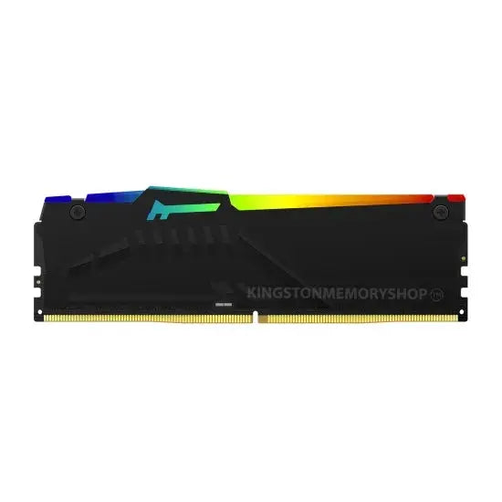 Kingston FURY Beast RGB 32GB (16GB x2) DDR5 6000MT/s Black  Microcenter India
